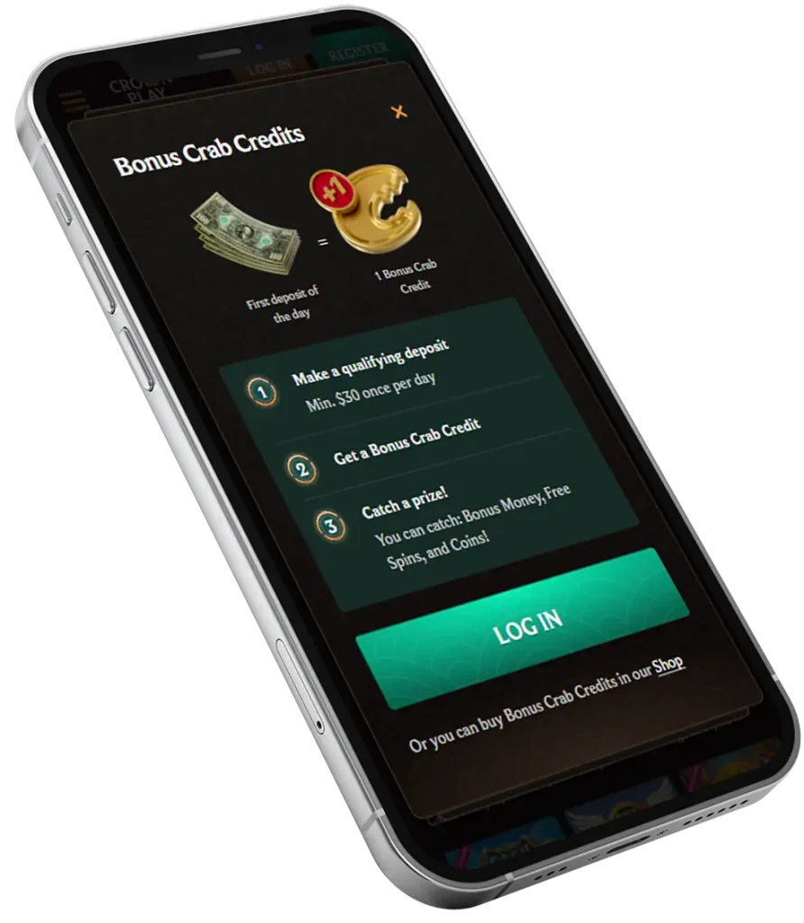 Bonus Crab Credits for the Users of CrownPlay App