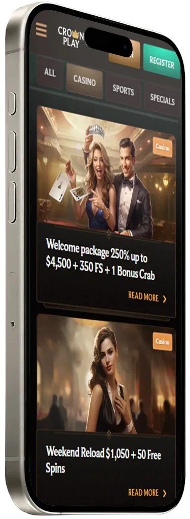 Welcome Offers at CrownPlay Mobile