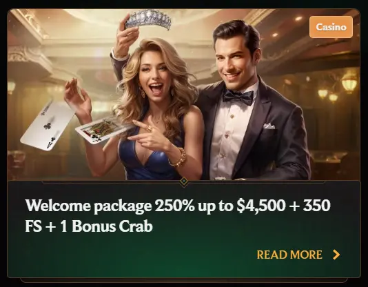 Welcome Bonus with 350 FS