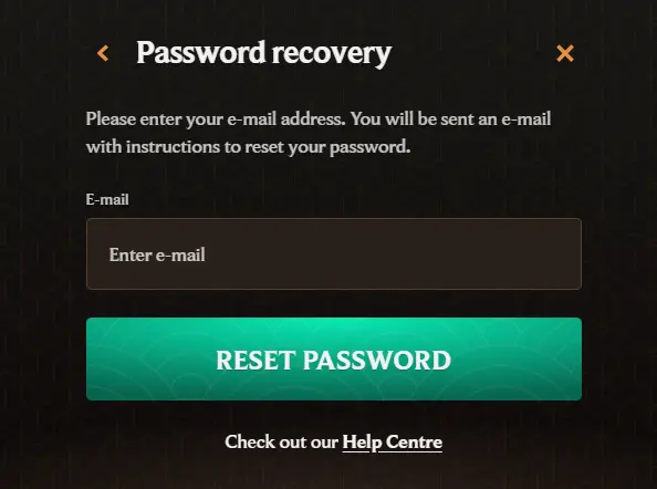 Password Recovery for CrownPlay Login