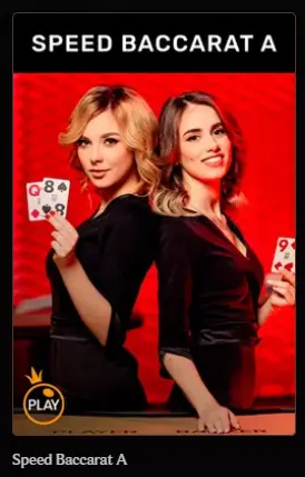 Speed Baccarat A at Crown Play Live Casino